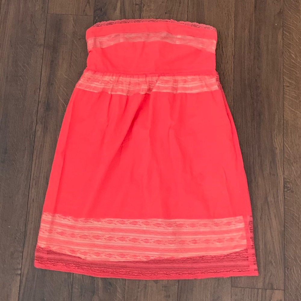 Strapless summer dress